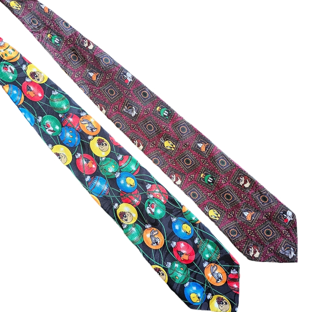 The Looney Tunes characters ties set of two